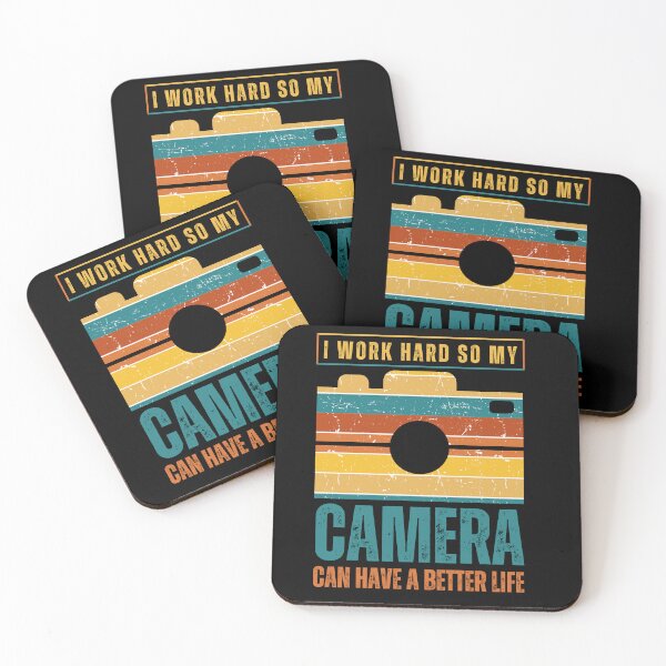 Item preview, I Work Hard So My Camera Can Have a Better Life – Funny Photographer designed and sold by DesignDazzles.