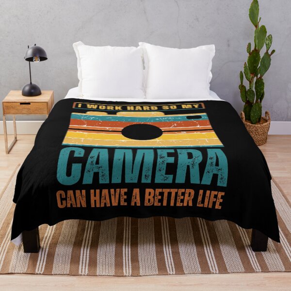 Item preview, I Work Hard So My Camera Can Have a Better Life – Funny Photographer designed and sold by DesignDazzles.