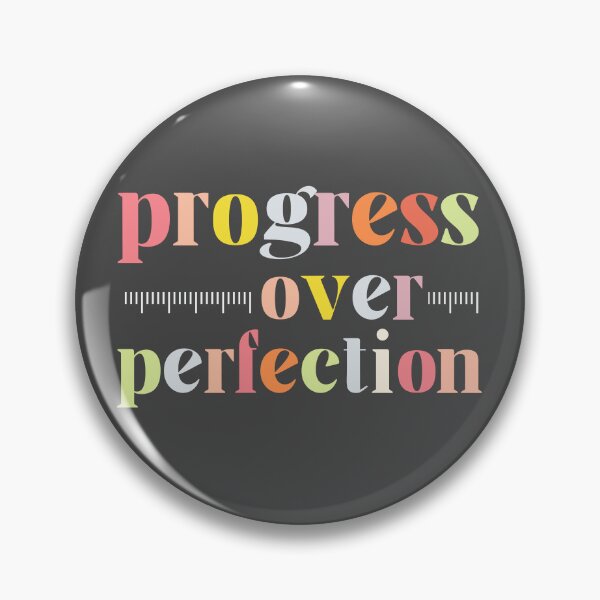 Item preview, Progress over perfection Positivity Motivational designed and sold by twosenses.