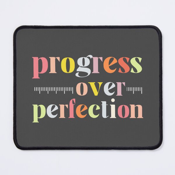 Item preview, Progress over perfection Positivity Motivational designed and sold by twosenses.