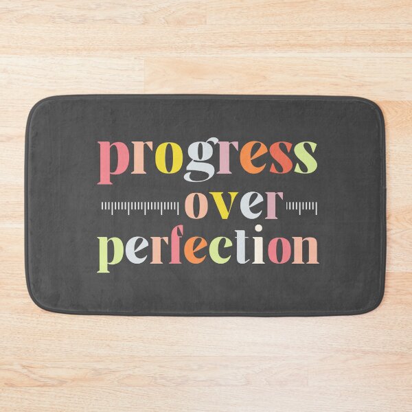 Item preview, Progress over perfection Positivity Motivational designed and sold by twosenses.