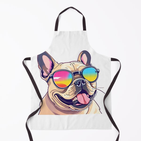 Item preview, Playful French Bulldog with Sunglasses – Fun and Stylish Pet Design designed and sold by Nalanda2000.