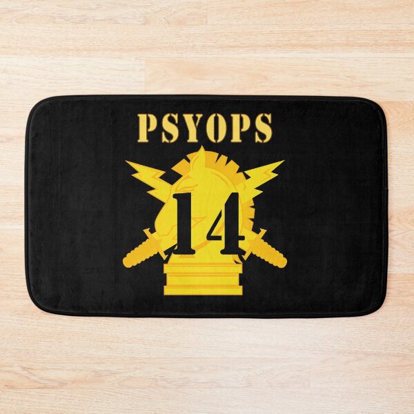 Item preview, Army - PSYOPS w Branch Insignia - 14th Battalion Numeral - Line X 300 - Hat designed and sold by Military Insignia Products.