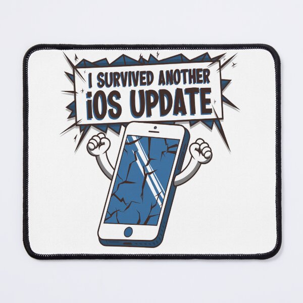Item preview, I Survived Another iOS Update - Funny Tech T-Shirt designed and sold by SofiZezi.