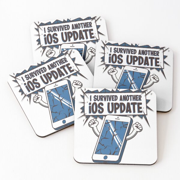 Item preview, I Survived Another iOS Update - Funny Tech T-Shirt designed and sold by SofiZezi.