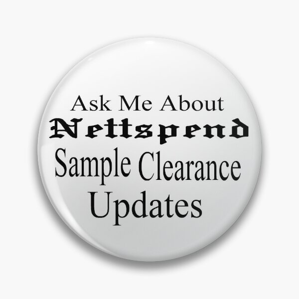 Item preview, Nettspend Sample Clearance Updates designed and sold by nett-fan-club.