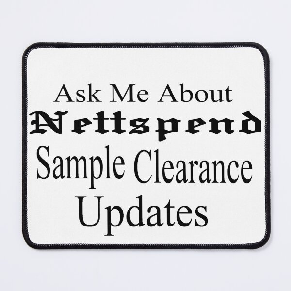 Item preview, Nettspend Sample Clearance Updates designed and sold by nett-fan-club.