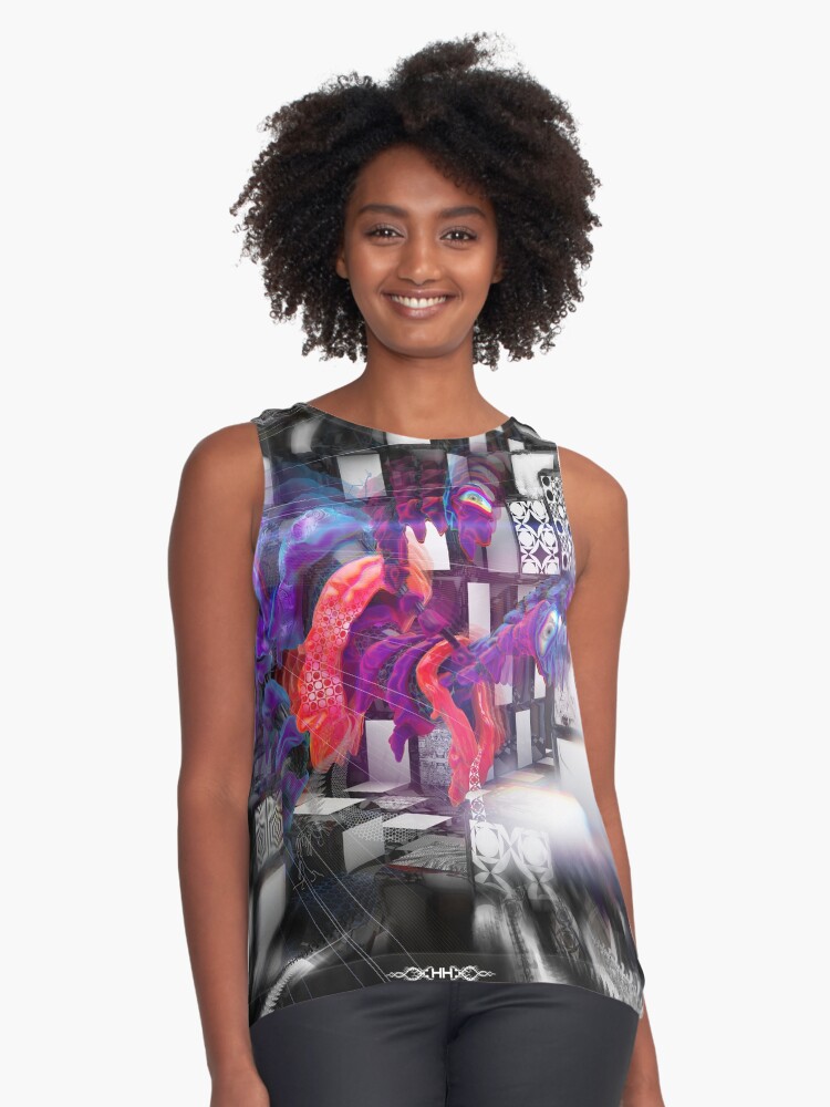 Thumbnail 1 of 6, Sleeveless Top, Phantasm designed and sold by Hakan Hisim.