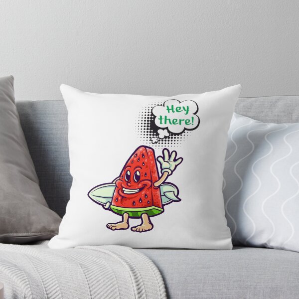 Item preview, Hey There! Watermelon Surfer designed and sold by LetsPrintzNow.
