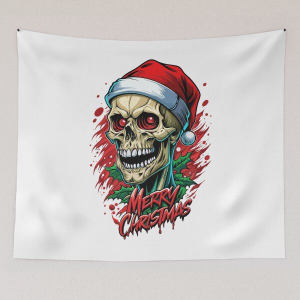 Item preview, Merry Christmas Skull designed and sold by CookiesMerch.