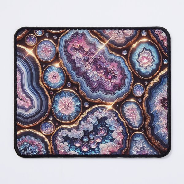 Item preview, Mesmerizing Cross-Sections of Geodes with Sparkling Crystals in Vibrant Colors designed and sold by TeslaSt0re.