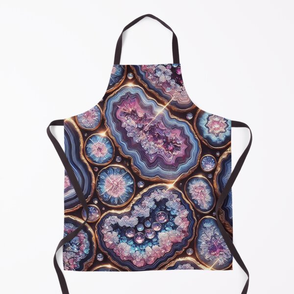 Item preview, Mesmerizing Cross-Sections of Geodes with Sparkling Crystals in Vibrant Colors designed and sold by TeslaSt0re.
