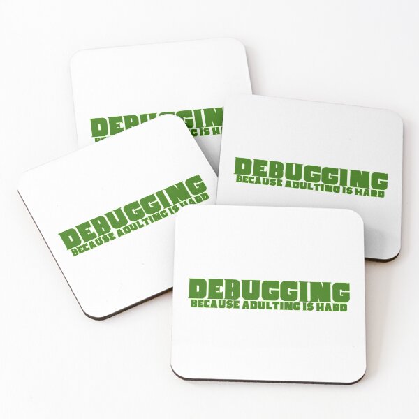 Item preview, Debugging Adulting: Find Humor in Life's Glitches with this Playful Design designed and sold by CraftedConcepts.