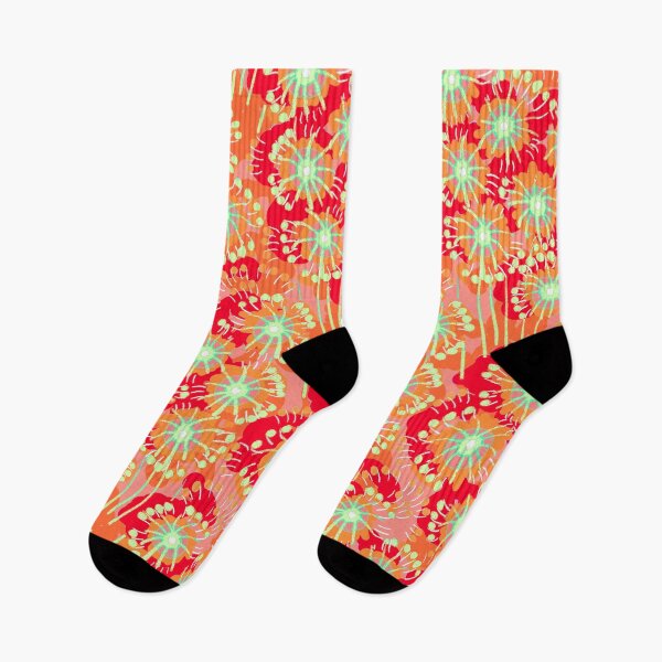 Item preview, Alpine flowers, Red and turquoise version designed and sold by Alex  Blud.
