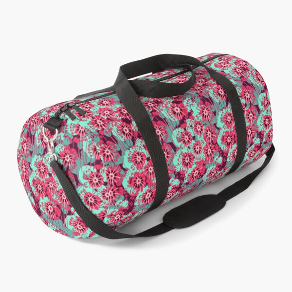 Item preview, Alpine flowers, Dark pink and turquoise version designed and sold by Alex  Blud.