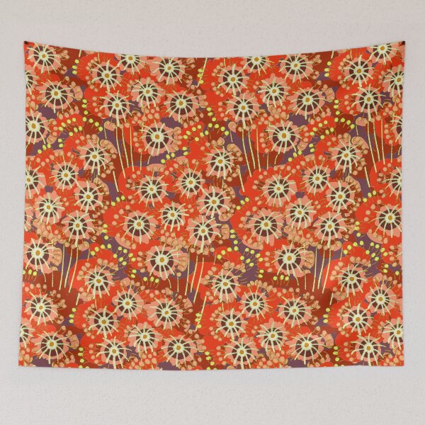 Item preview, Alpine flowers, Red and brown version designed and sold by Alex  Blud.