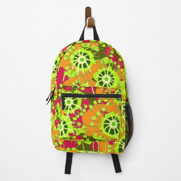 Item preview, Alpine flowers, Green and orange version designed and sold by Alex Blud.