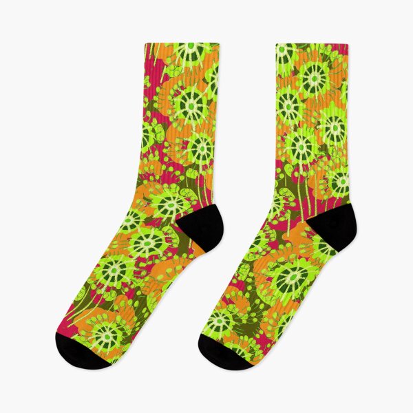 Item preview, Alpine flowers, Green and orange version designed and sold by Alex  Blud.