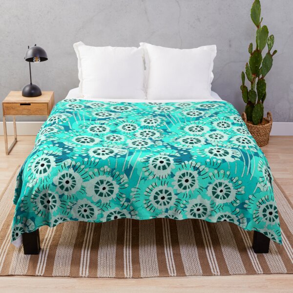 Item preview, Alpine flowers, Turquoise version designed and sold by Alex  Blud.