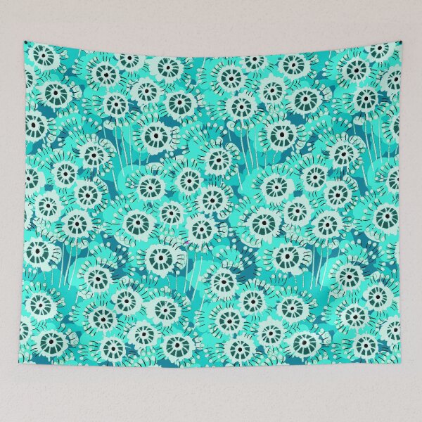 Item preview, Alpine flowers, Turquoise version designed and sold by Alex  Blud.