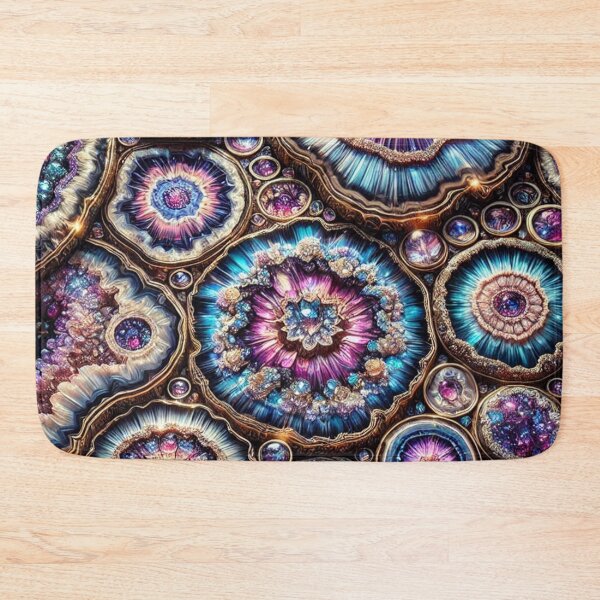 Item preview, Stunningly Intricate Cross-Sections of Geodes with Intense Crystal Glow designed and sold by TeslaSt0re.