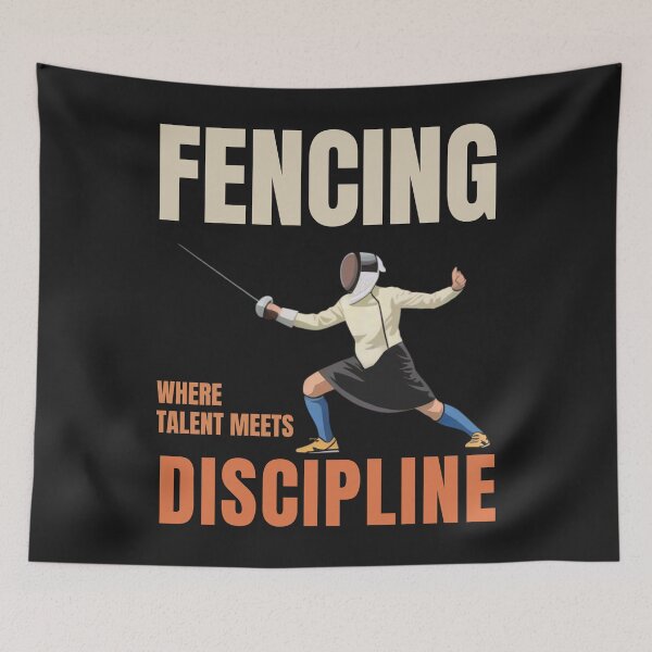 Item preview, Fencing. Where Talent Meets Discipline. Fencer. For Women designed and sold by Anniko Art Studio.
