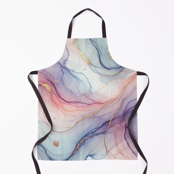 Item preview, Abstract Watercolor with Flowing Pastel Colors and Gentle Metallic Accents designed and sold by TeslaSt0re.