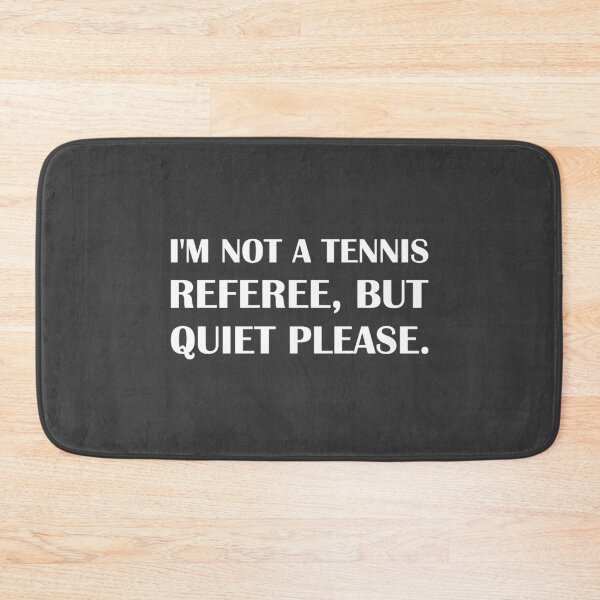 Item preview, I'm not a tennis referee, but quiet please. / Introvert Joke Funny T-Shirt Label designed and sold by introvertvibes.