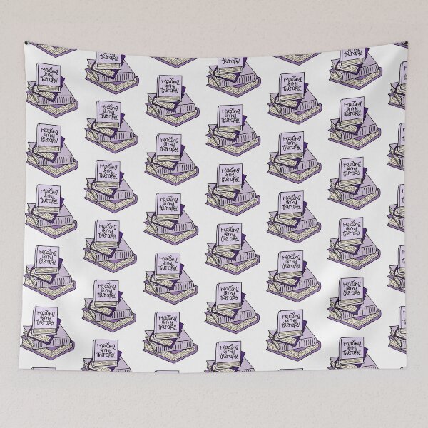 Item preview, Copy of "Books Are My Therapy" Pile of Books - Purple designed and sold by MrsCreative1.