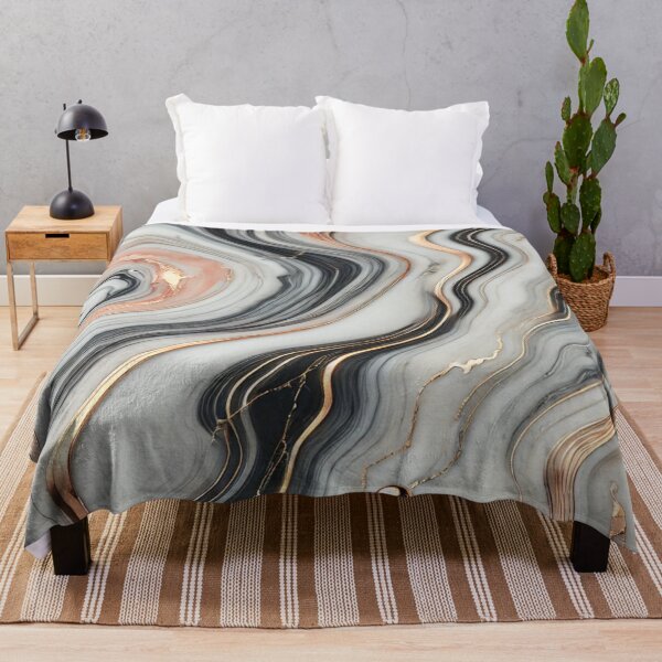 Item preview, Luxurious Marble Pattern with Metallic Gold and Copper Accents designed and sold by TeslaSt0re.