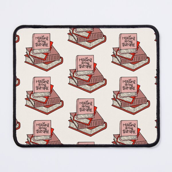 Item preview, "Books Are My Therapy" Pile of Books - Red designed and sold by MrsCreative1.