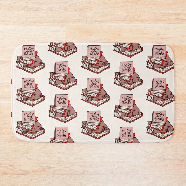 Item preview, "Books Are My Therapy" Pile of Books - Red designed and sold by MrsCreative1.