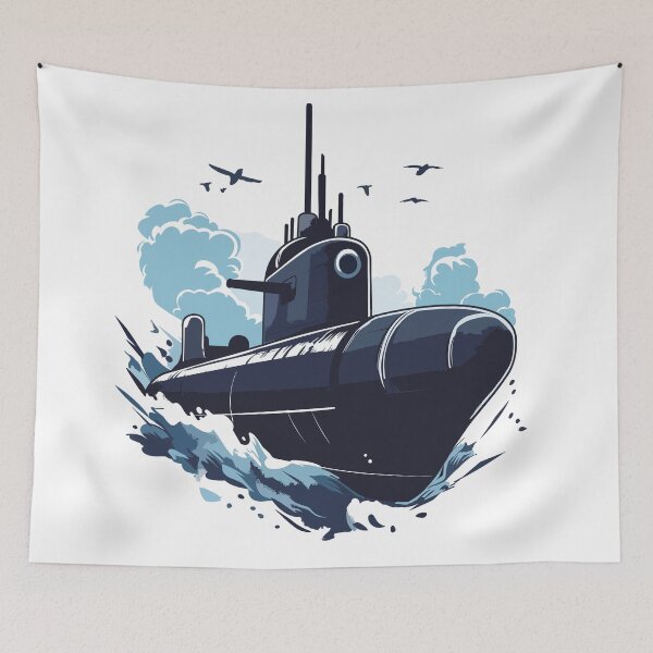 Item preview, Cute Submarine designed and sold by Reklama Studio.
