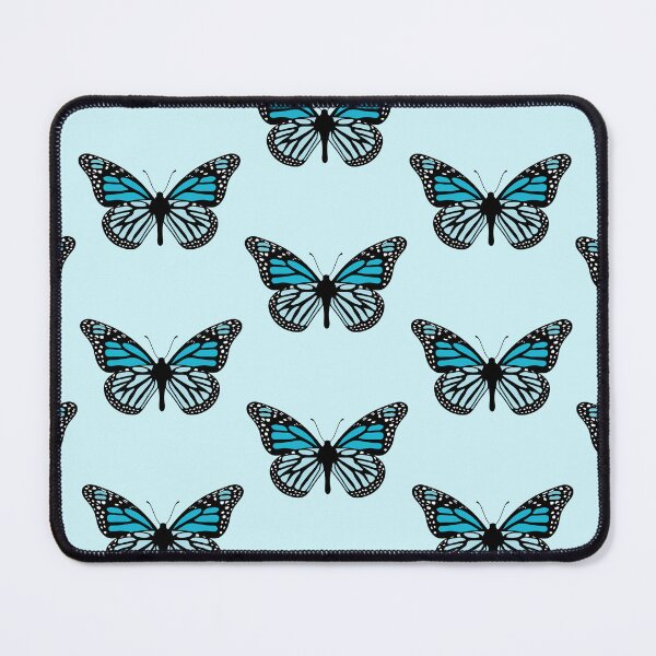 Item preview, Delicate Butterfly Illustration - Light Blue and Black designed and sold by MrsCreative1.