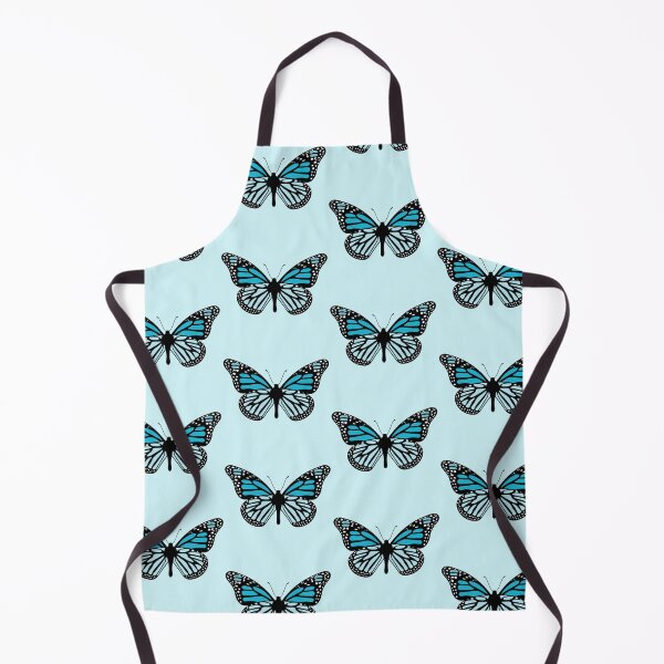 Item preview, Delicate Butterfly Illustration - Light Blue and Black designed and sold by MrsCreative1.