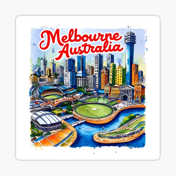 Item preview, Melbourne Australia #1 designed and sold by MysticalSVK.