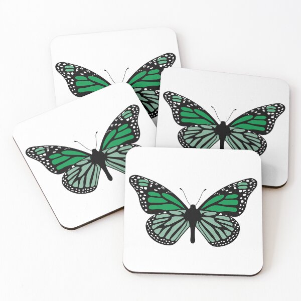 Item preview, Delicate Butterfly Illustration - Dark Green and Black designed and sold by MrsCreative1.