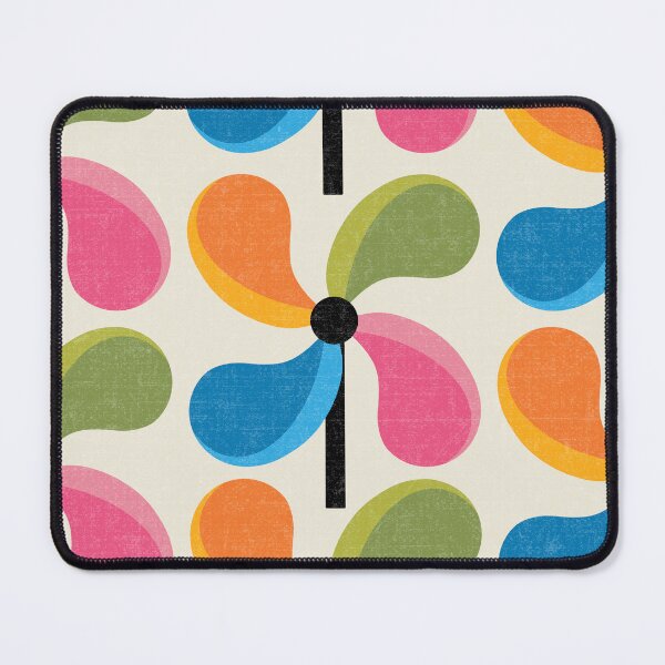 Item preview, Colorful Pinwheels on Cream (DP308-1) designed and sold by DuckyRubin.