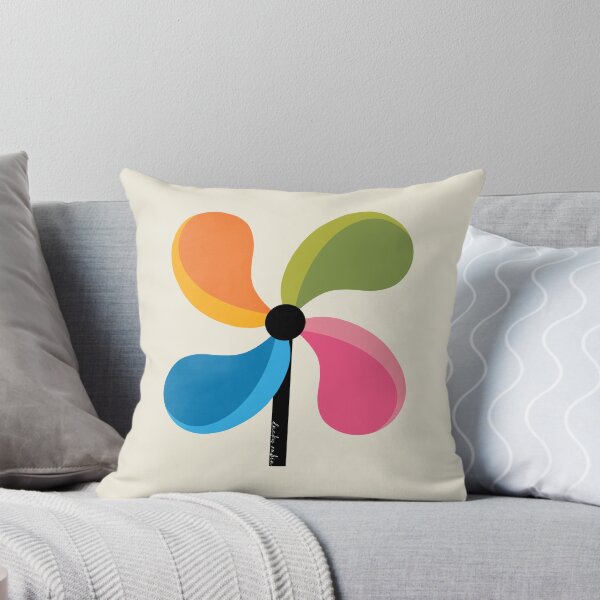 Item preview, Colorful Pinwheels on Cream (DP308-1) designed and sold by DuckyRubin.