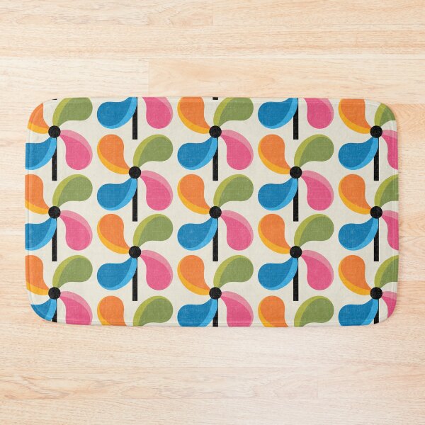 Item preview, Colorful Pinwheels on Cream (DP308-1) designed and sold by DuckyRubin.
