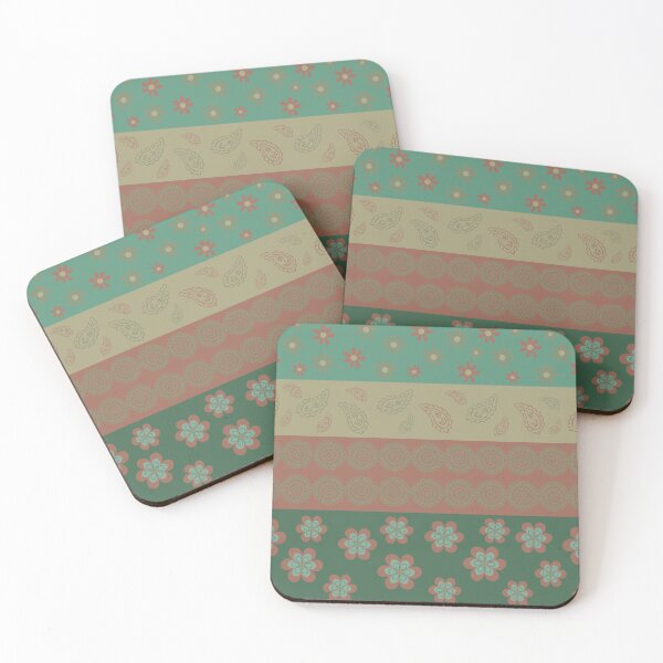 Item preview, Modern Vintage Boheme Flower Pattern designed and sold by retrobliss70s.