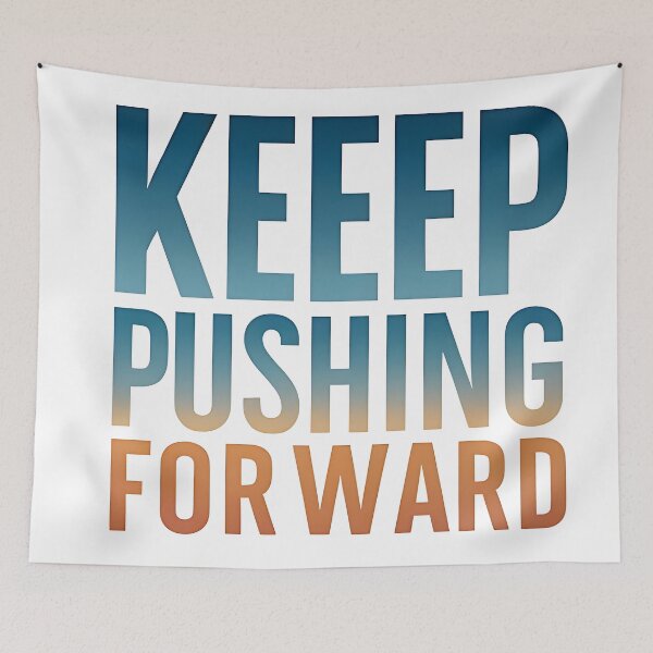 Item preview, Inspirational 'Keep Pushing Forward' Design - Encouraging Words for Staying Strong designed and sold by UniGift.