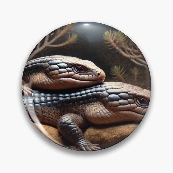 Item preview, Two Skinks Under Moonlight | Unique Nocturnal Reptile designed and sold by NocturnalNook.