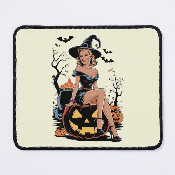 Item preview, Haunted Halloween: The Witch on the Pumpkin designed and sold by love3617.