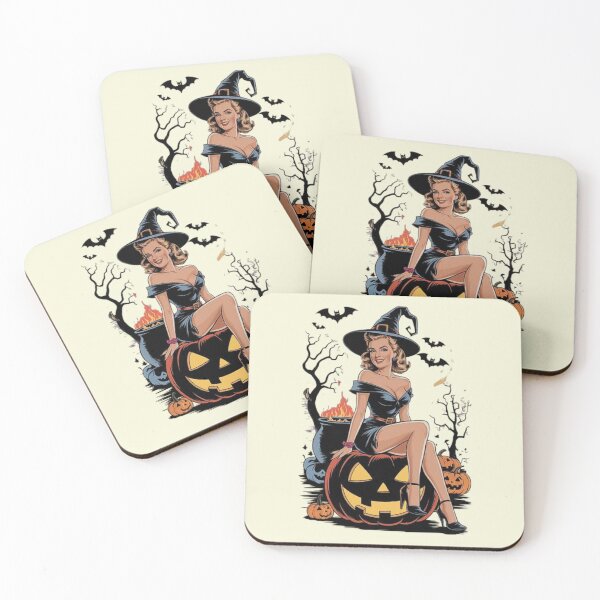 Item preview, Haunted Halloween: The Witch on the Pumpkin designed and sold by love3617.