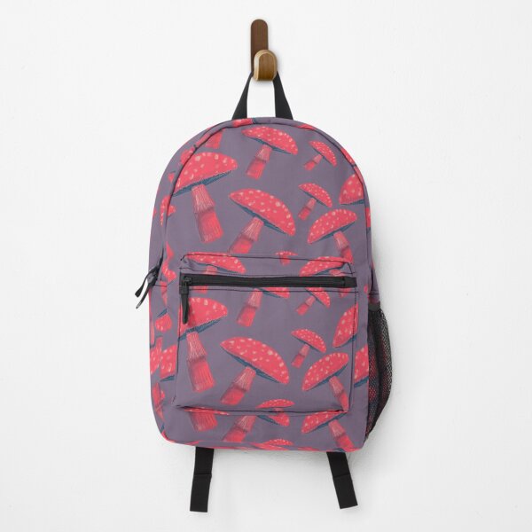 Item preview, Red Mushroom on Dusky Purple Background designed and sold by ashleywilks.