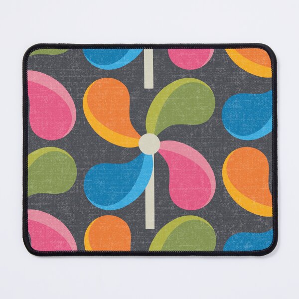 Item preview, Colorful Pinwheels on Dark Gray (DP308-2) designed and sold by DuckyRubin.