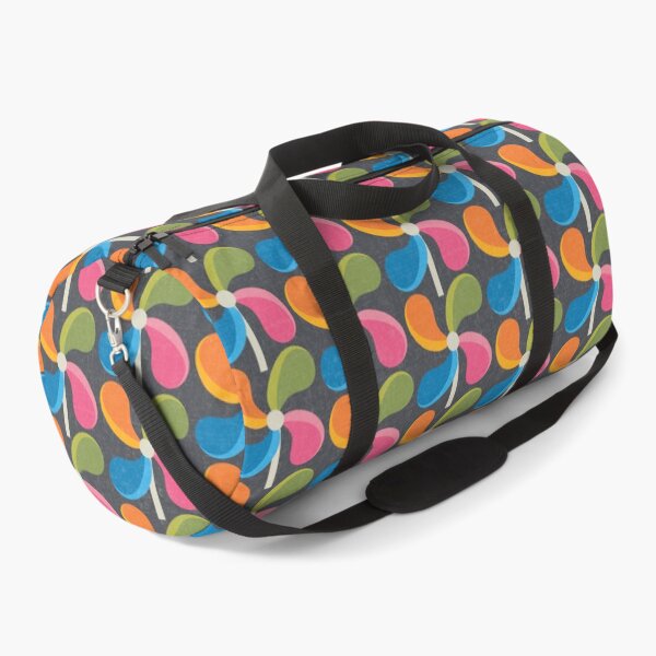 Item preview, Colorful Pinwheels on Dark Gray (DP308-2) designed and sold by DuckyRubin.