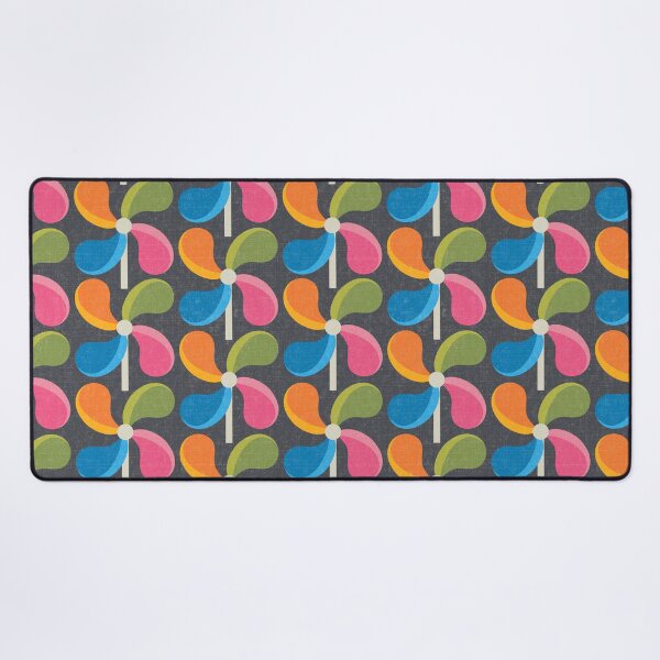 Item preview, Colorful Pinwheels on Dark Gray (DP308-2) designed and sold by DuckyRubin.