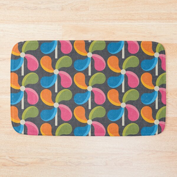 Item preview, Colorful Pinwheels on Dark Gray (DP308-2) designed and sold by DuckyRubin.